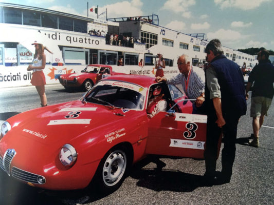 2005, the SZ in pole position at Vallelunga and Franco Angelini.